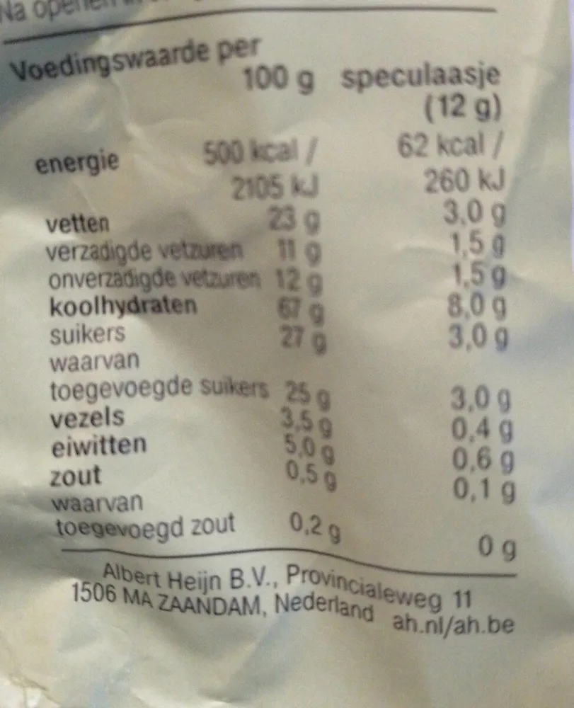 Bakkers speculaas