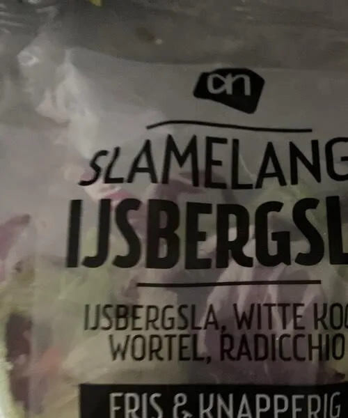 Slamelange ijsbergsla