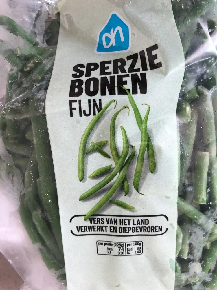 Sperziebonen fijn