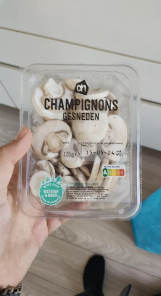 Champignons gesneden