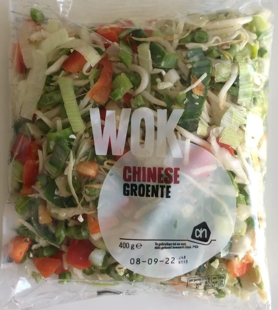 Wok Chinese groente
