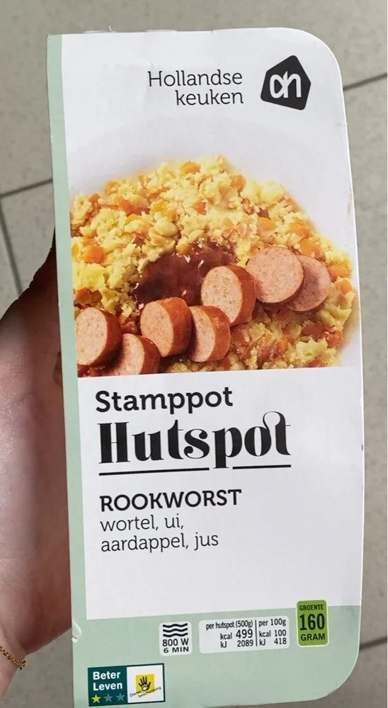 Hutspot rookworst AH