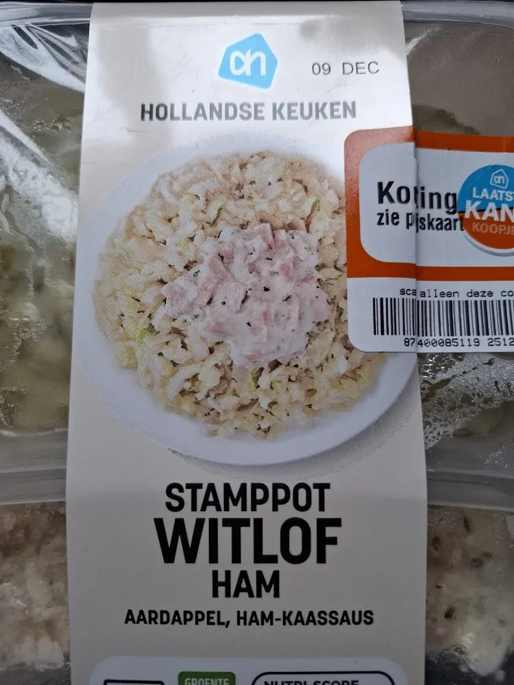 Witlof Stamppot