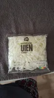 Uien gesneden