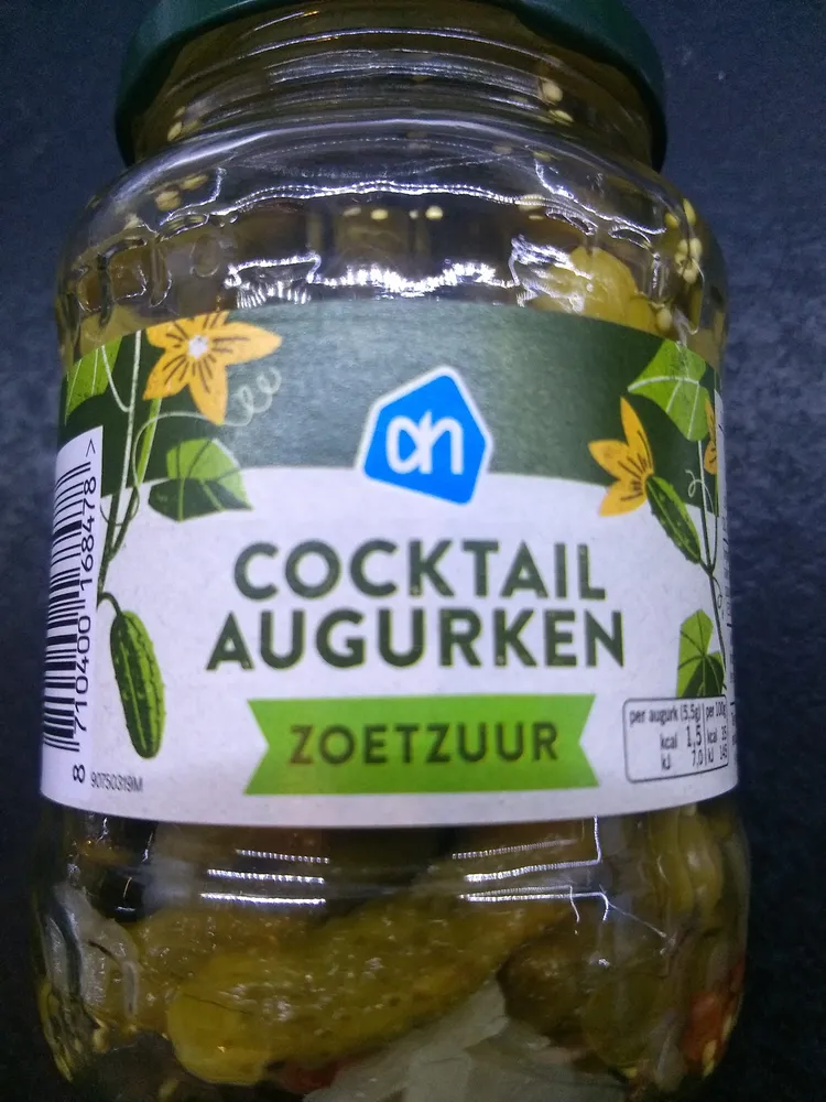 Zoetzure cocktail augurken