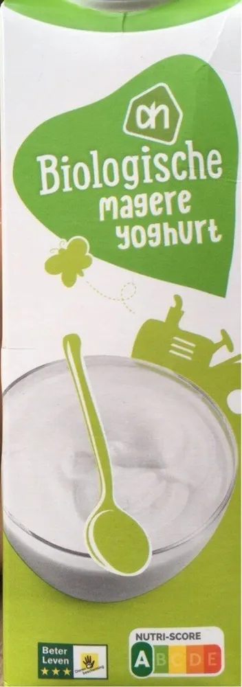 Biologische magere yoghurt