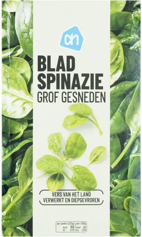 Bladspinazie grof gesneden