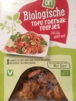 Biologische tofu roerbakreepjes pittig gekruid