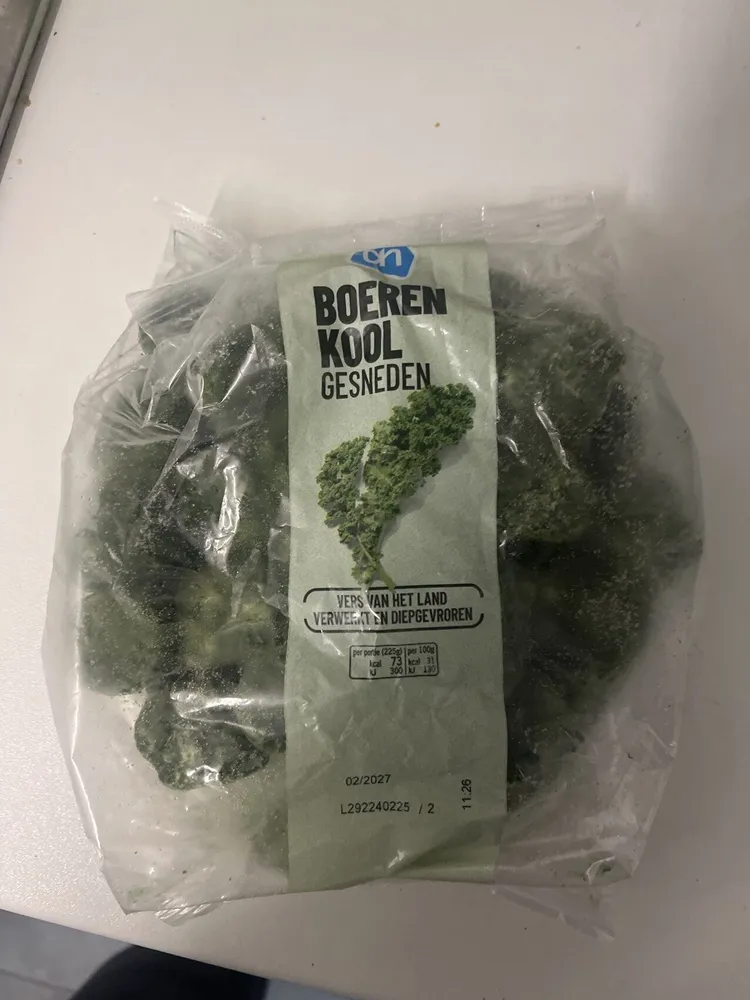 Boerenkool Gesneden