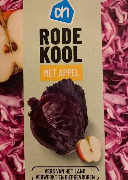 AH Rode kool met appel