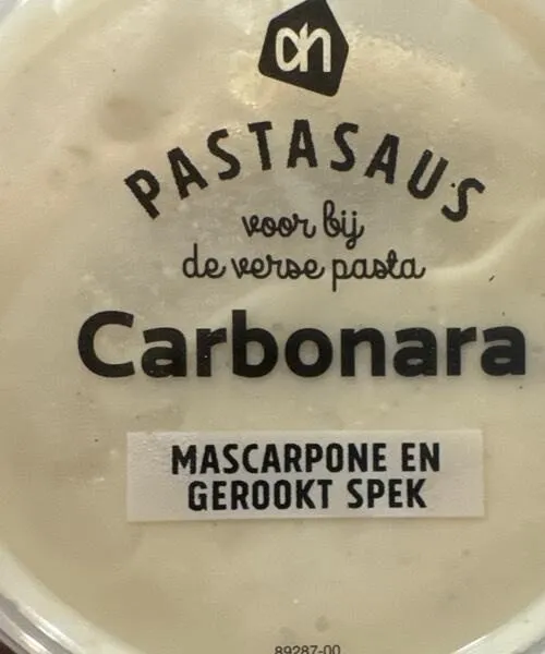 Carbonara pasta saus
