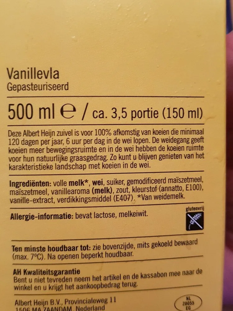 Vanillevla