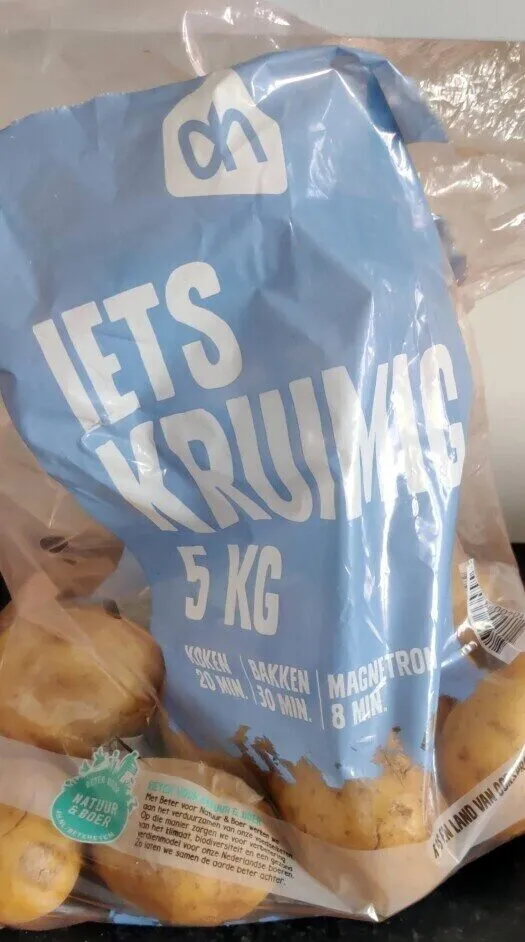 Aardappelen iets kruimig
