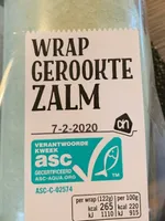 Wrap gerookte zalm