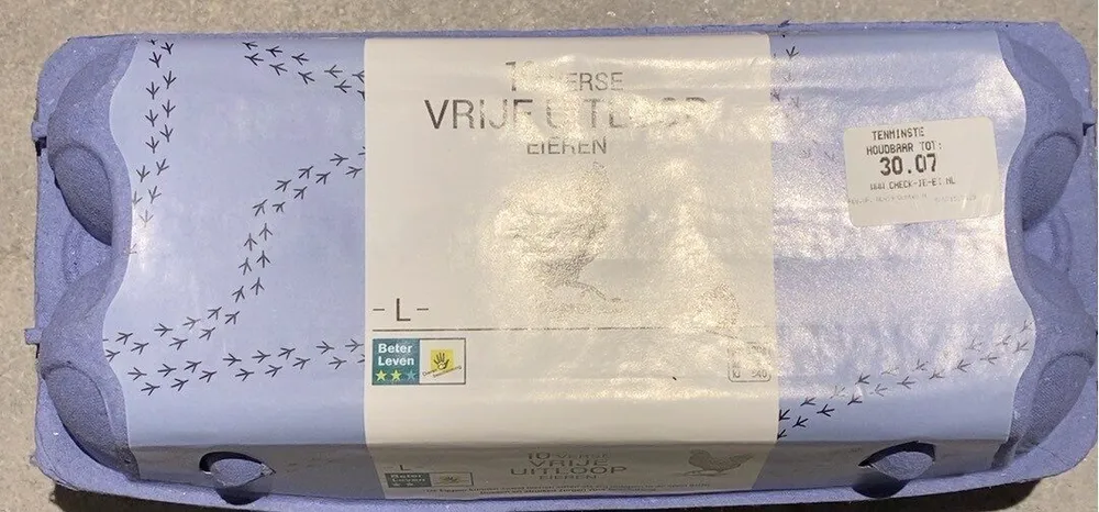 Vrije uitloop eieren