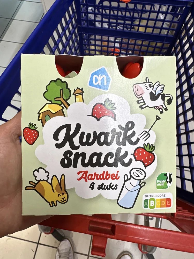 Kwark snack Aardbei