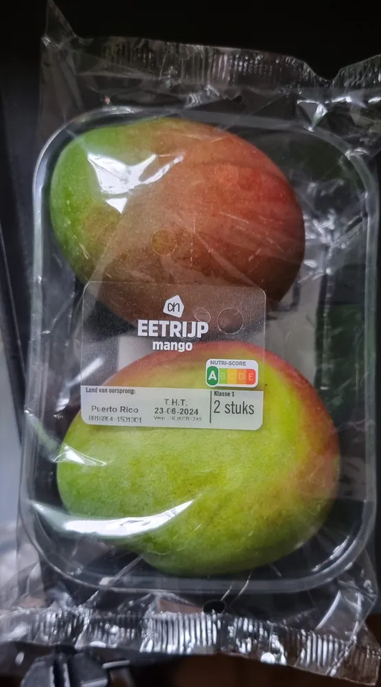 Eetrijp mango