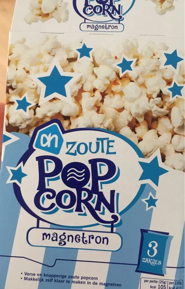 Zoute popcorn