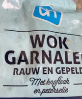 Wok garnalen rauw en gepeld
