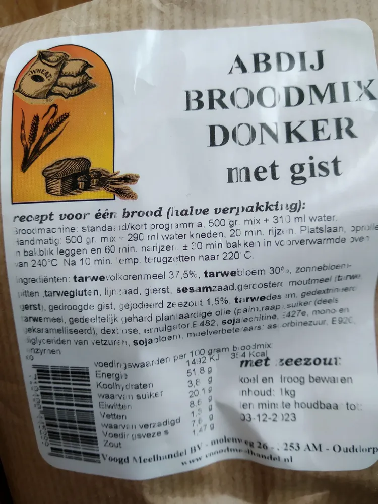 Abdij Broodmix donker