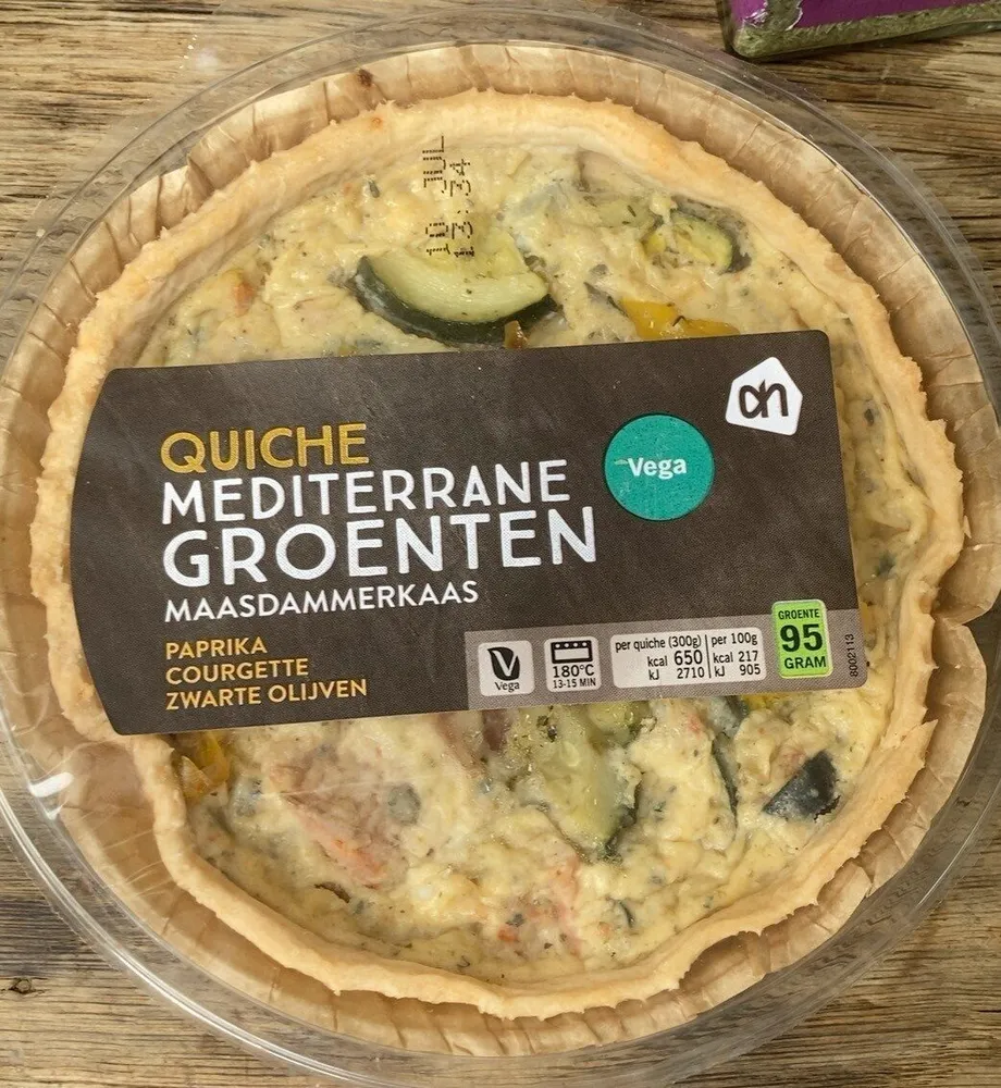 Quiche mediterane groenten