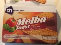 Melba toast tomaat