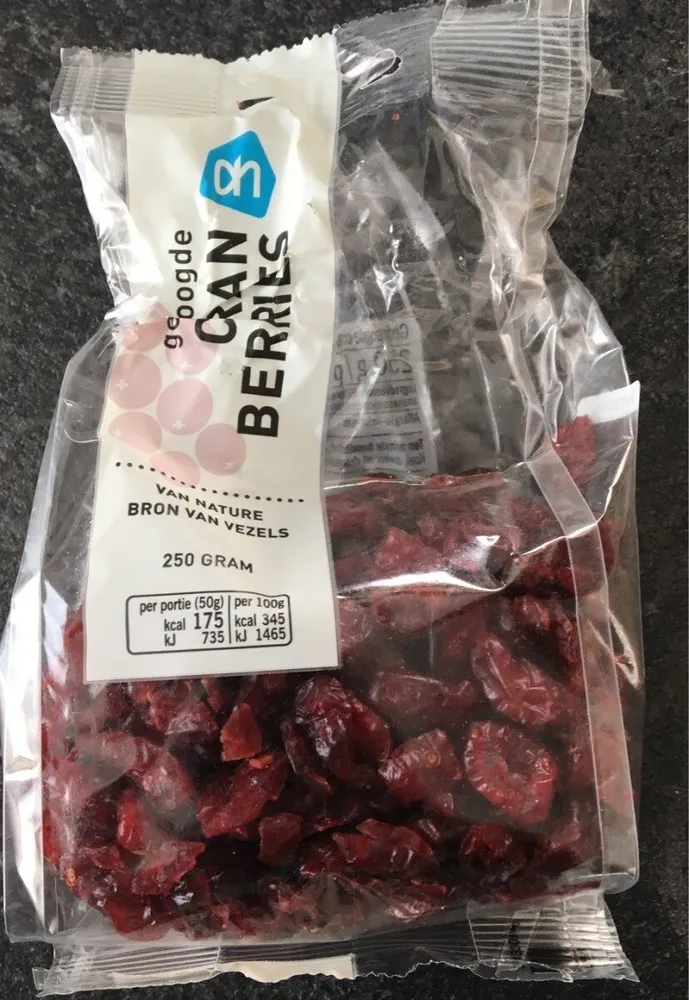 Gedroogde cranberries