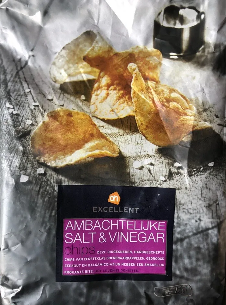 Ambachtelijke Chips Salt & Vinegar Zak 150 Gram (excellent)