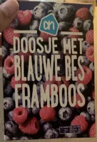 Doosje met blauwe bes framboos