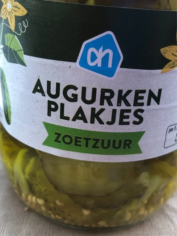 Augurken plakjes zoetzuur