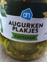 Augurken plakjes zoetzuur