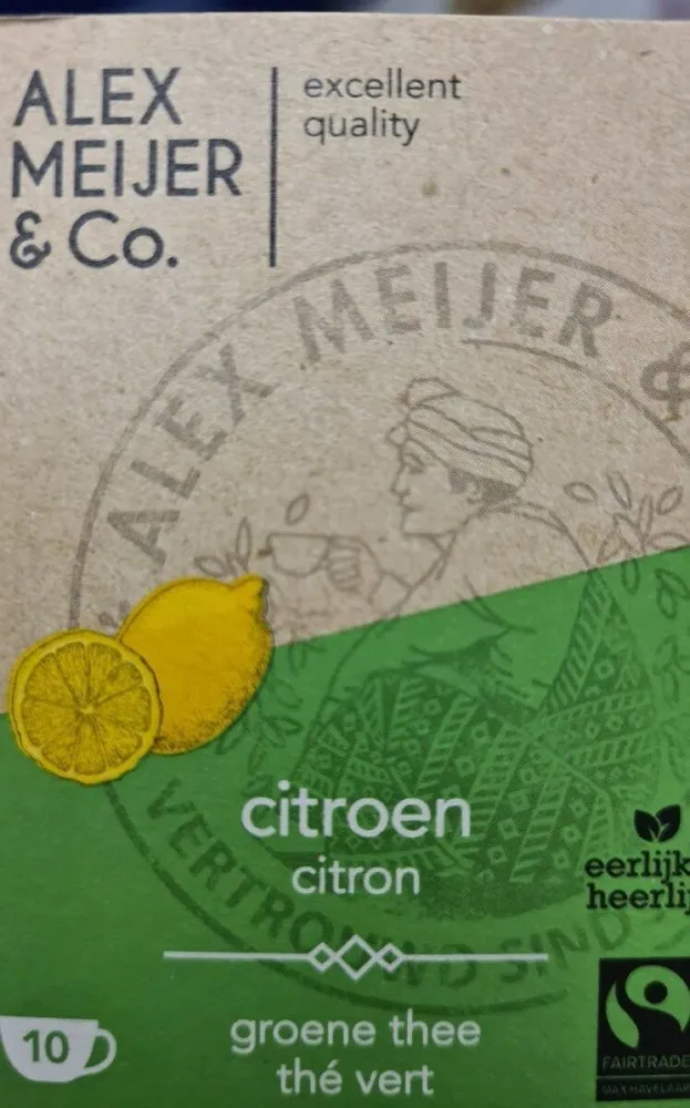 Thé vert au citron