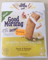 Crunchy haverbiscuits Pinda & Banaan