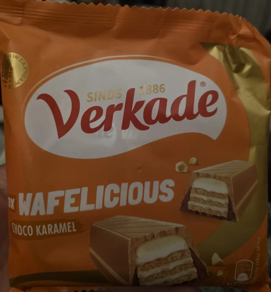 Verkade Chocowafel Karamel 118,5 g
