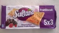 Biscuit aux raisins, parfum fruits rouges
