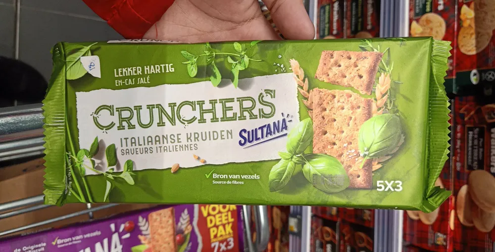 Sultana Crunchers Hartig Italiaanse Kruiden