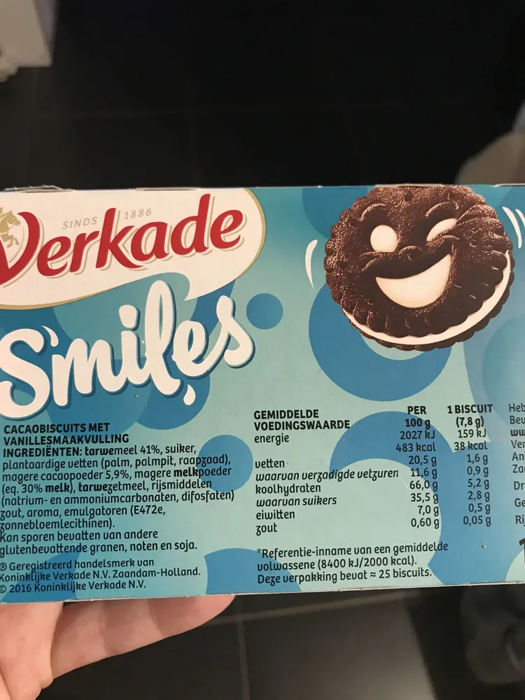 Smiles cacao biscuits