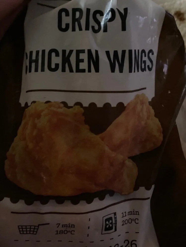 Crispy chicken wings