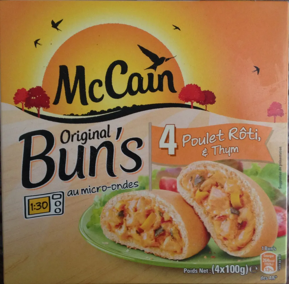 Original Bun's - Poulet rôti & thym
