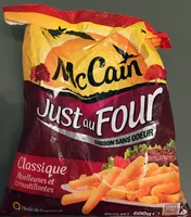 Frites Classique moelleuses et croustillantes