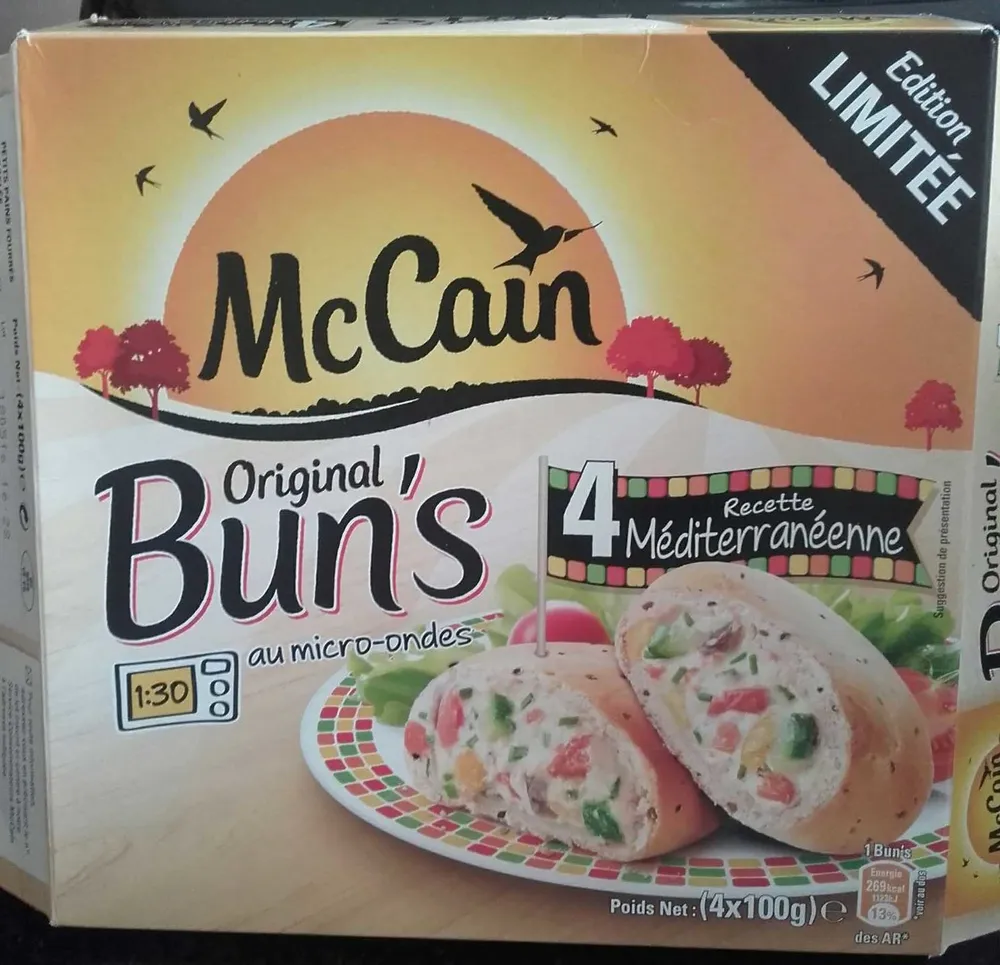 Original Bun's Recette Méditerranéenne