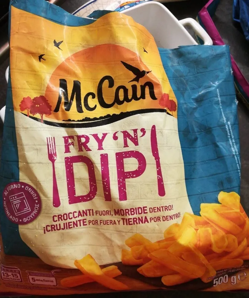 Fry n dip patatas crujientes por fuera tiernas