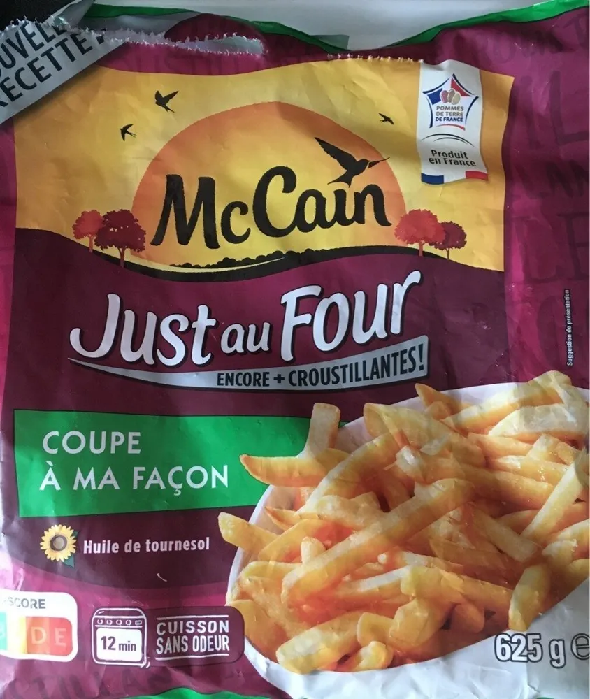 Just au Four coupe à ma façon