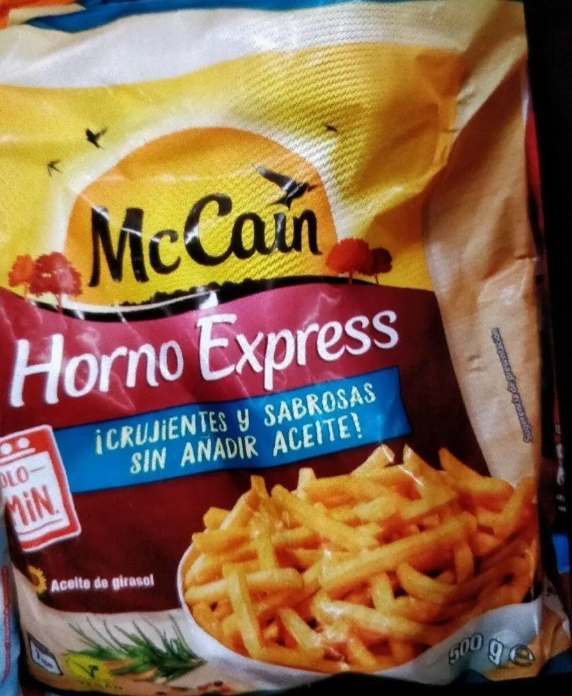 Patatas fritas horno express