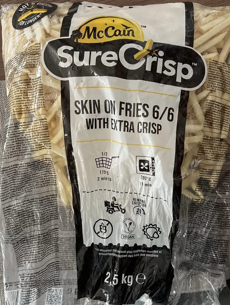 Skin On Fries 6/6 With Extra Crisp