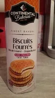Biscuits fourrés goût chocolat