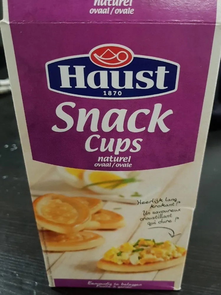 Snack cups naturel