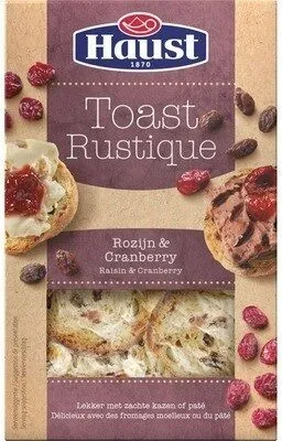 Haust Toast Rustique Rozijn & Cranberry