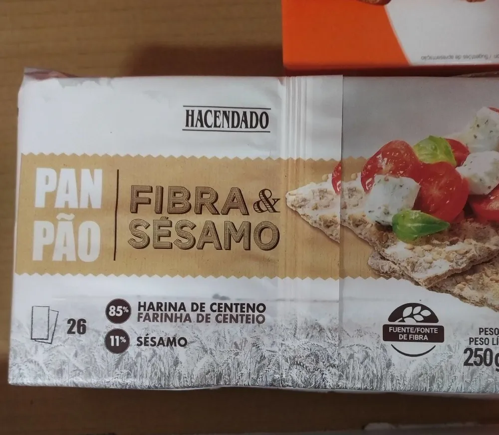Pan fibra & sesamo