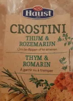 Crostini thym & romarin